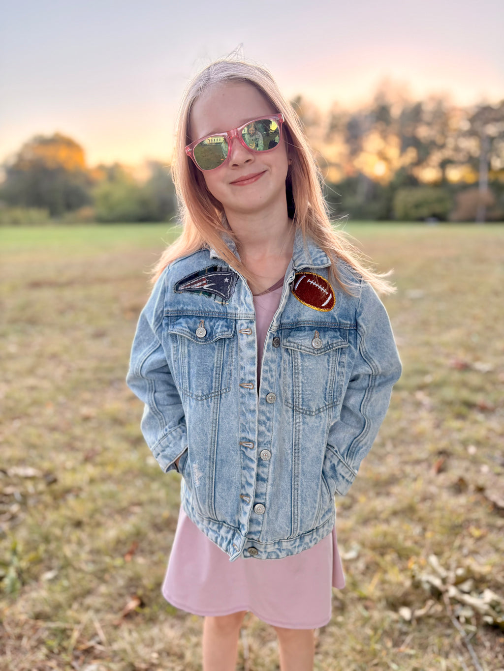 Mini Patriots Denim Jacket