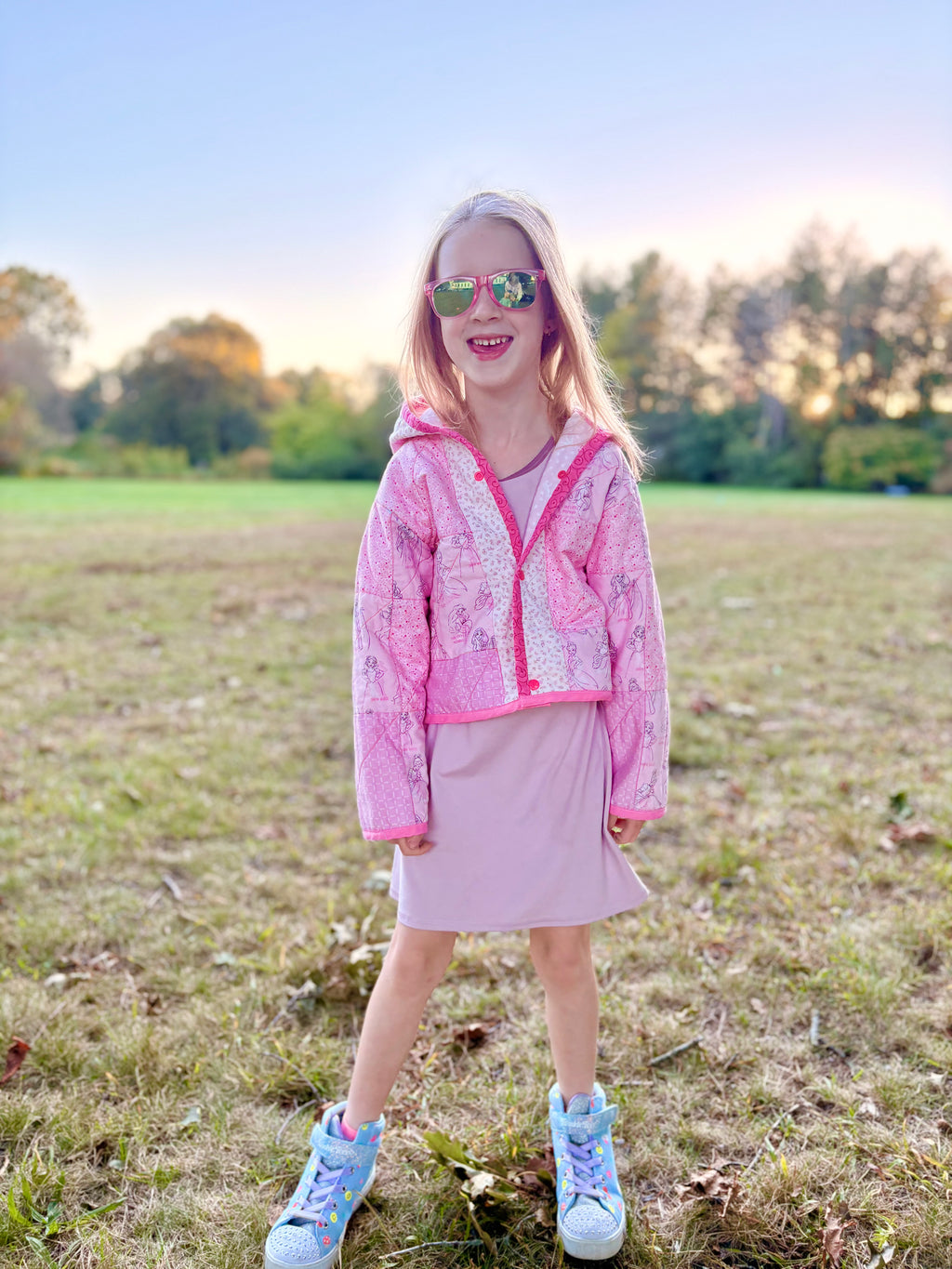 Mini Princess Hooded Quilt Coat