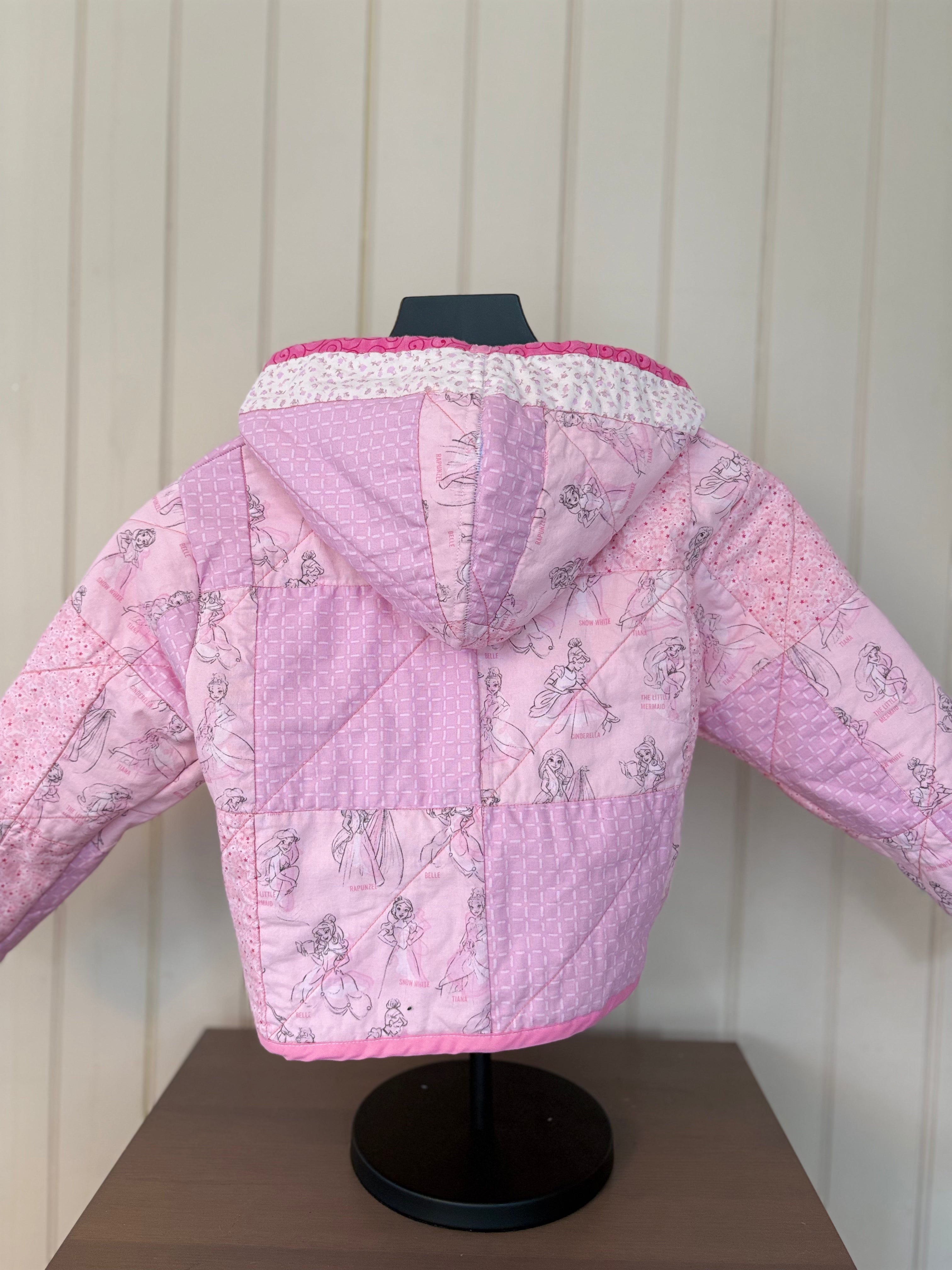 Mini Princess Hooded Quilt Coat