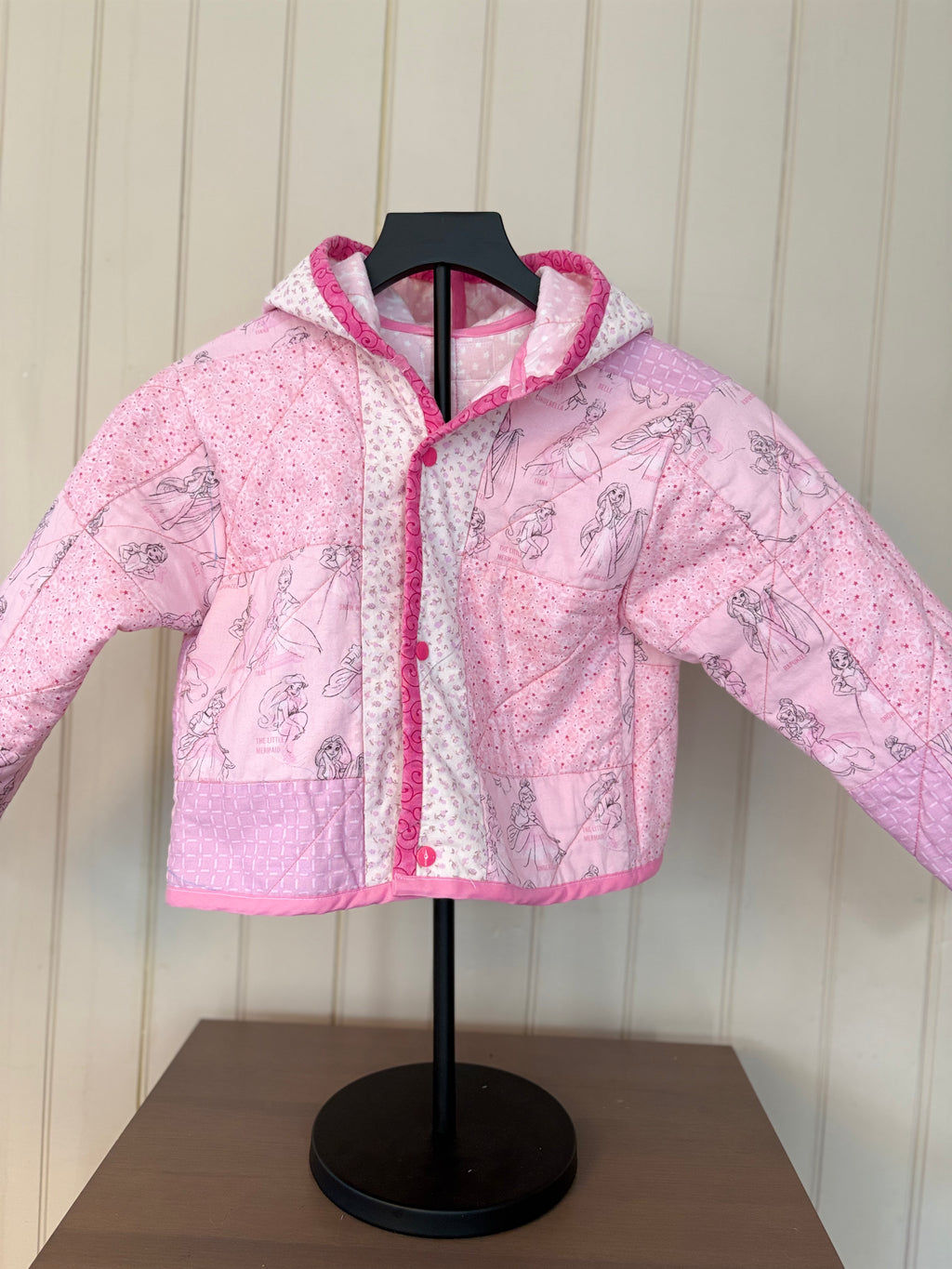 Mini Princess Hooded Quilt Coat