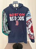Red Socks Blanket Sleeve Hoodie