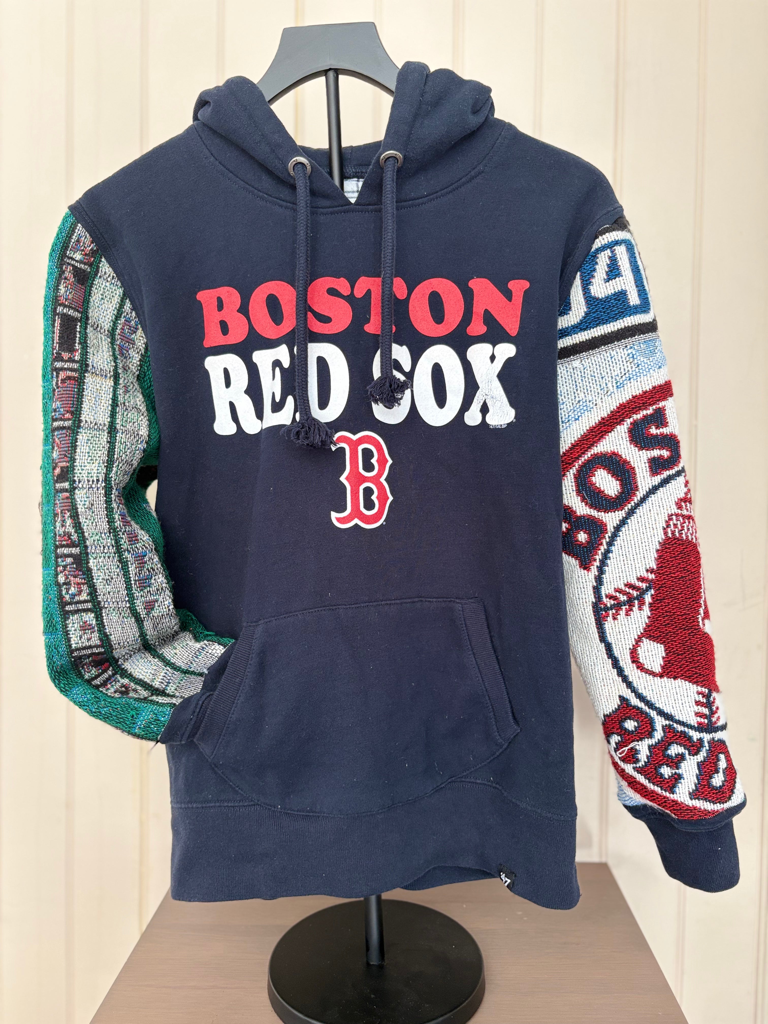 Red Socks Blanket Sleeve Hoodie