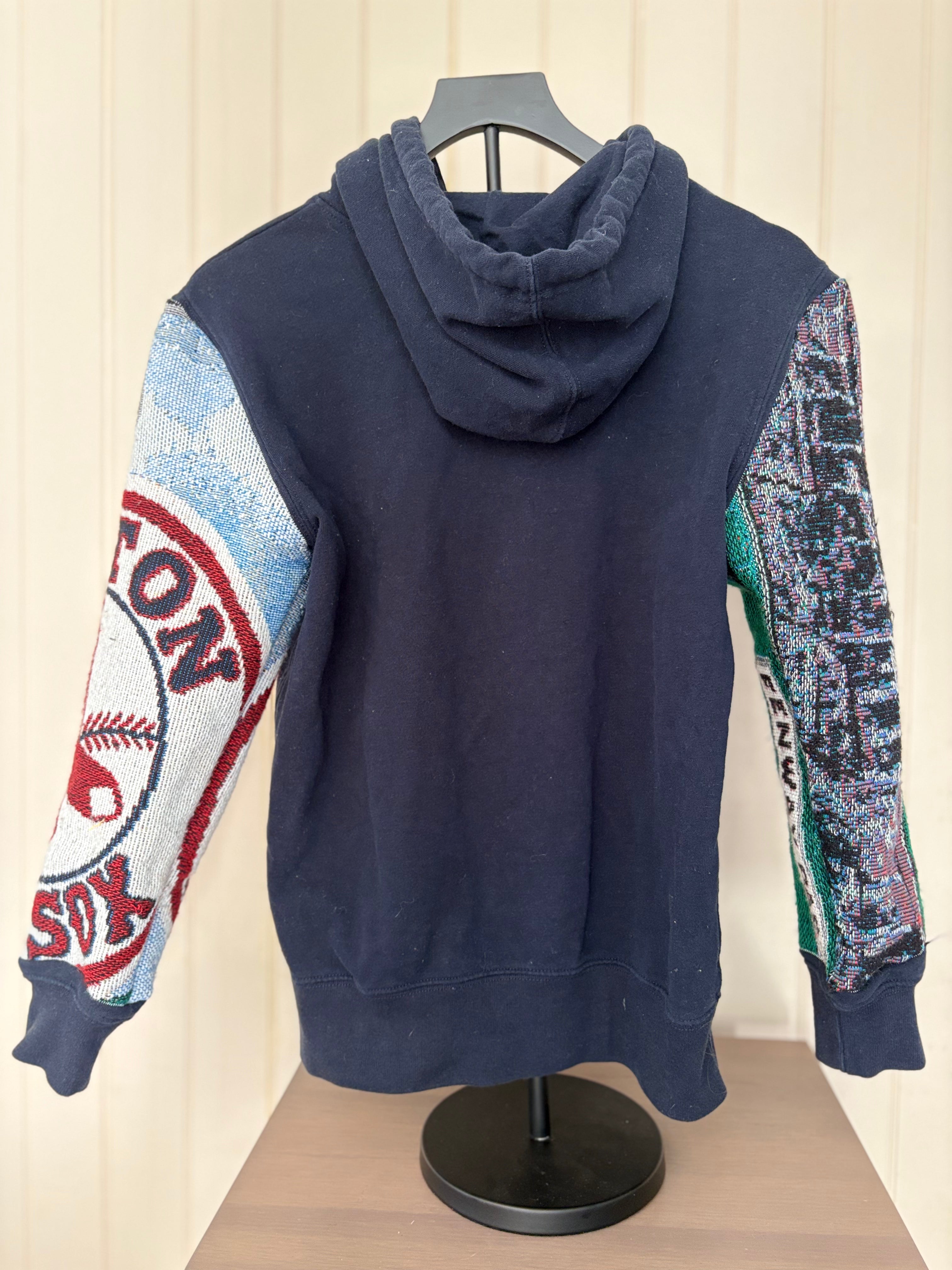 Red Socks Blanket Sleeve Hoodie