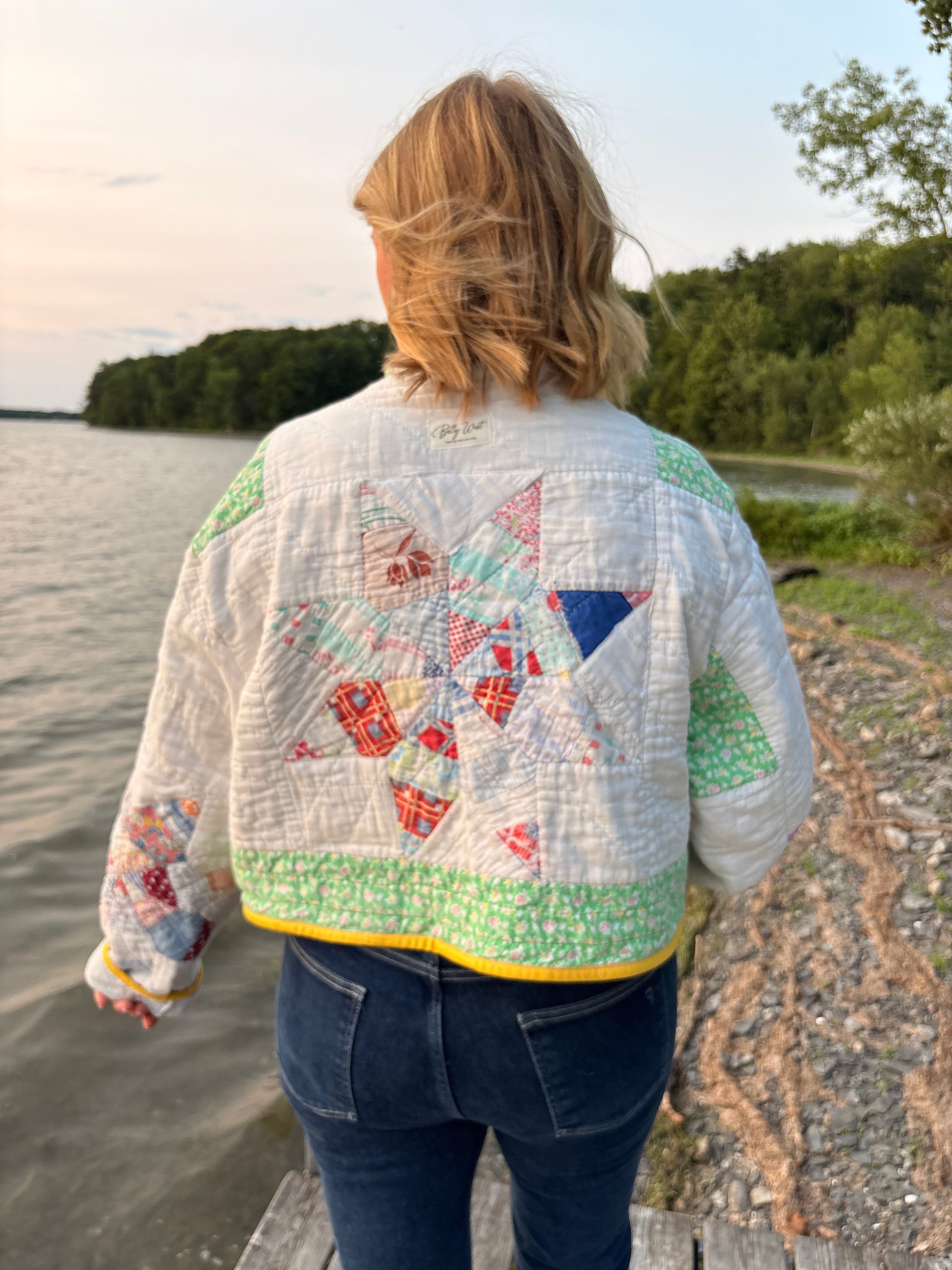 The Feedsack Star Crop Coat